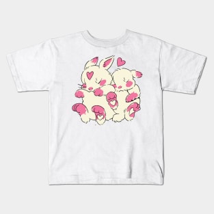 bunny mom bunny daughter Kids T-Shirt